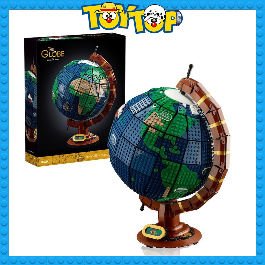 Đồ chơi lắp ghép the globe mô hình trái đất xếp hình t95335 sx6089 mô phỏng 21332