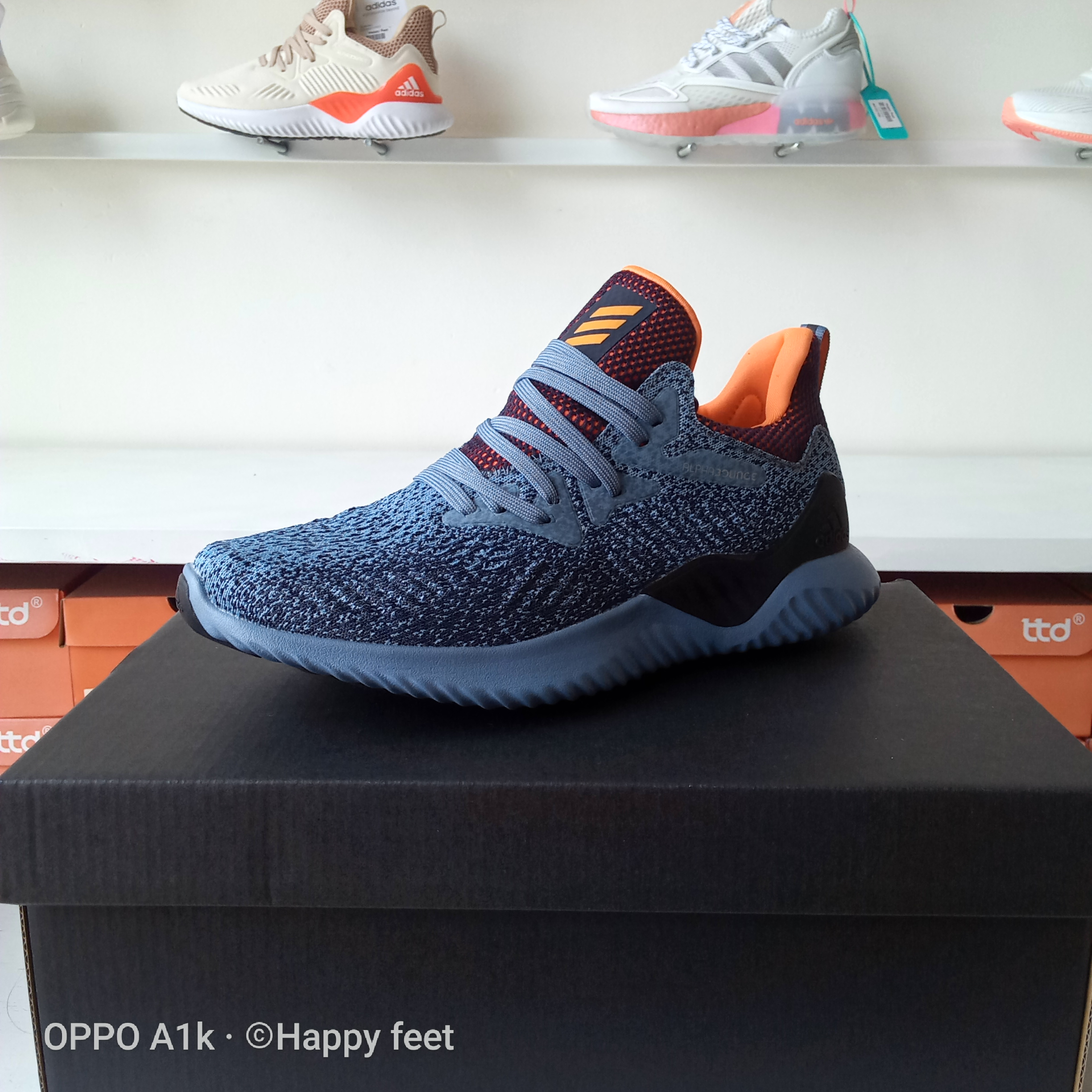 Giày Adidas Alphabounce Beyond xám đen