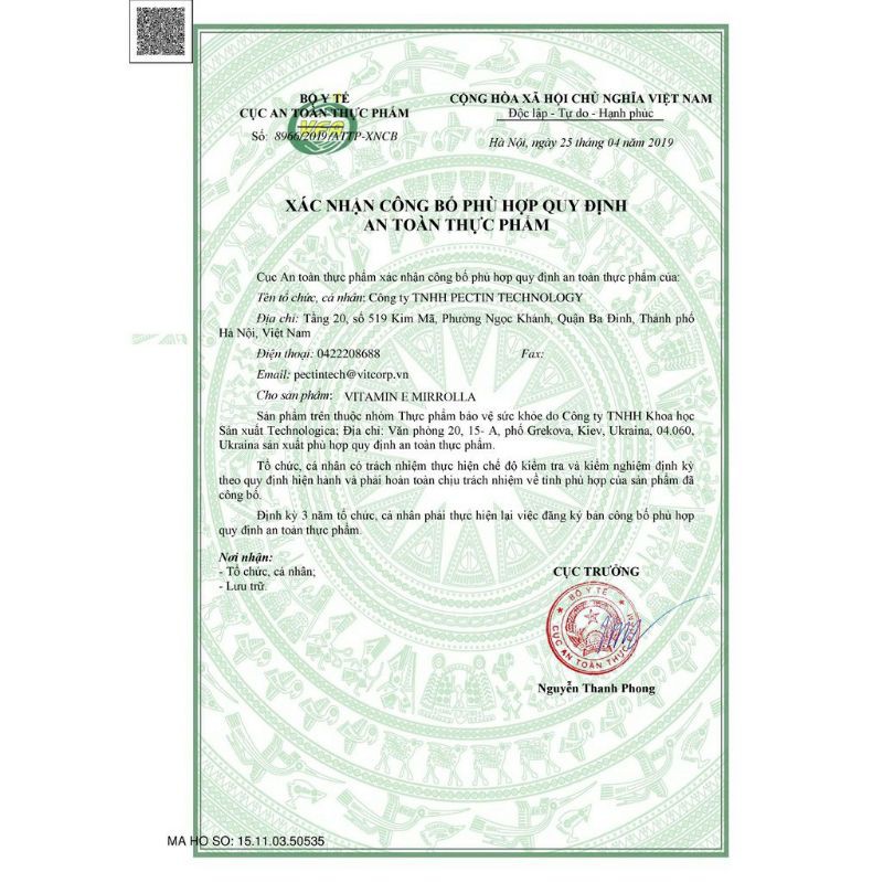 Vitamin E Đỏ Nga