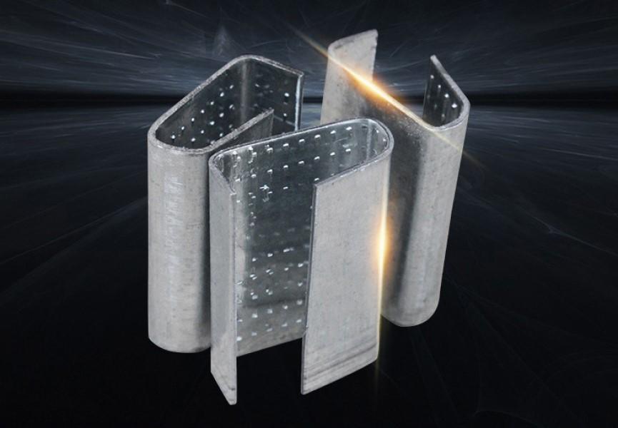 Set 100 khóa đai sắt, bọ sắt đóng dây đai 16x25mm