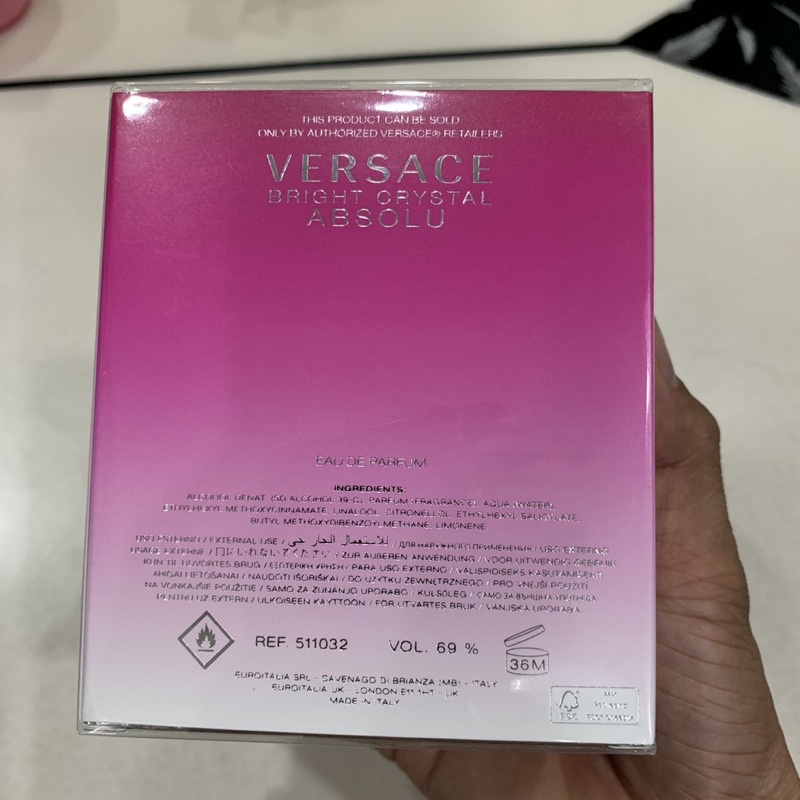 Nước hoa Versace Bright Crystal Absolu EDP 10ml cao cấp tinh tế