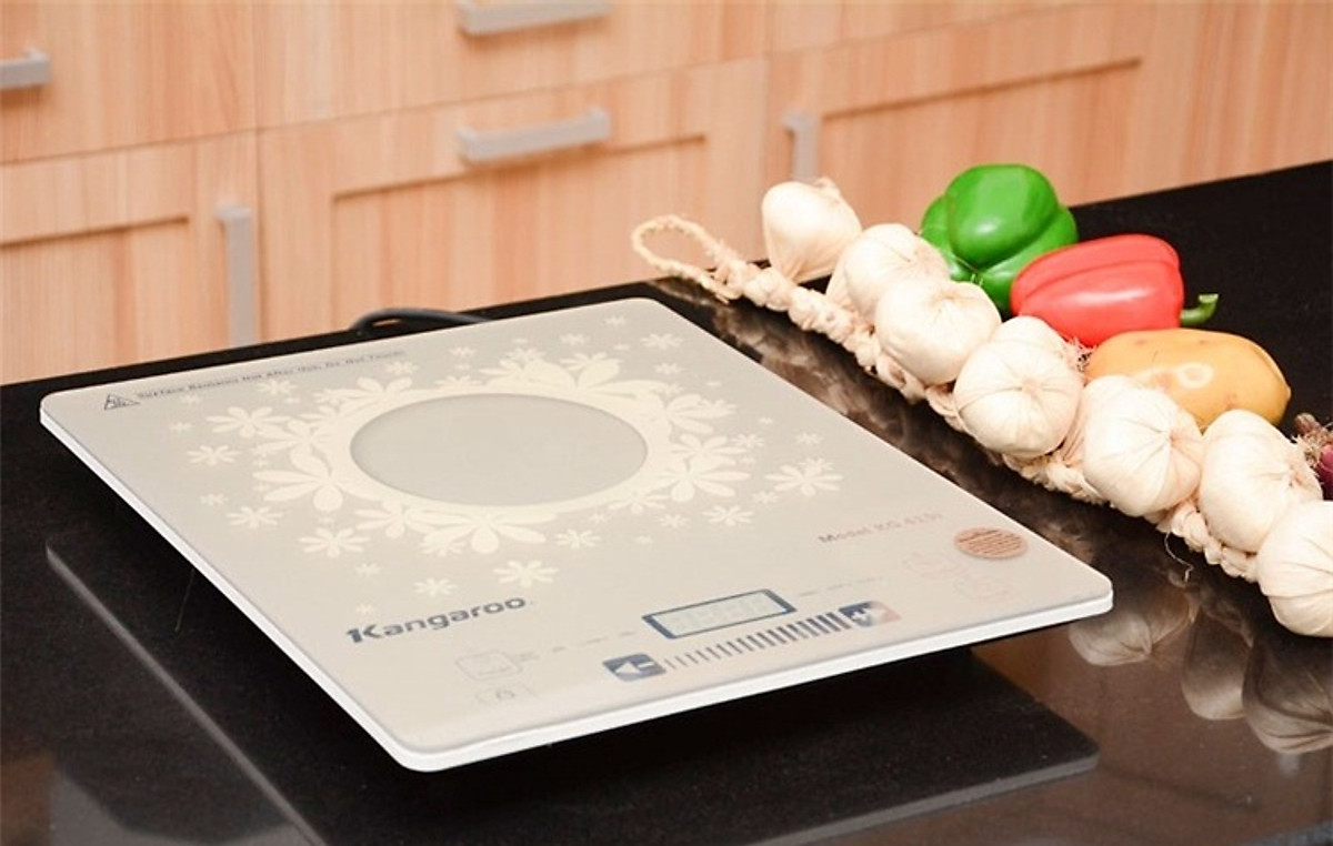 [VOUCHER 15%]Bếp từ KANGAROO KG419I, cs 2100W, cảm ứng, siêu mỏng, trắng