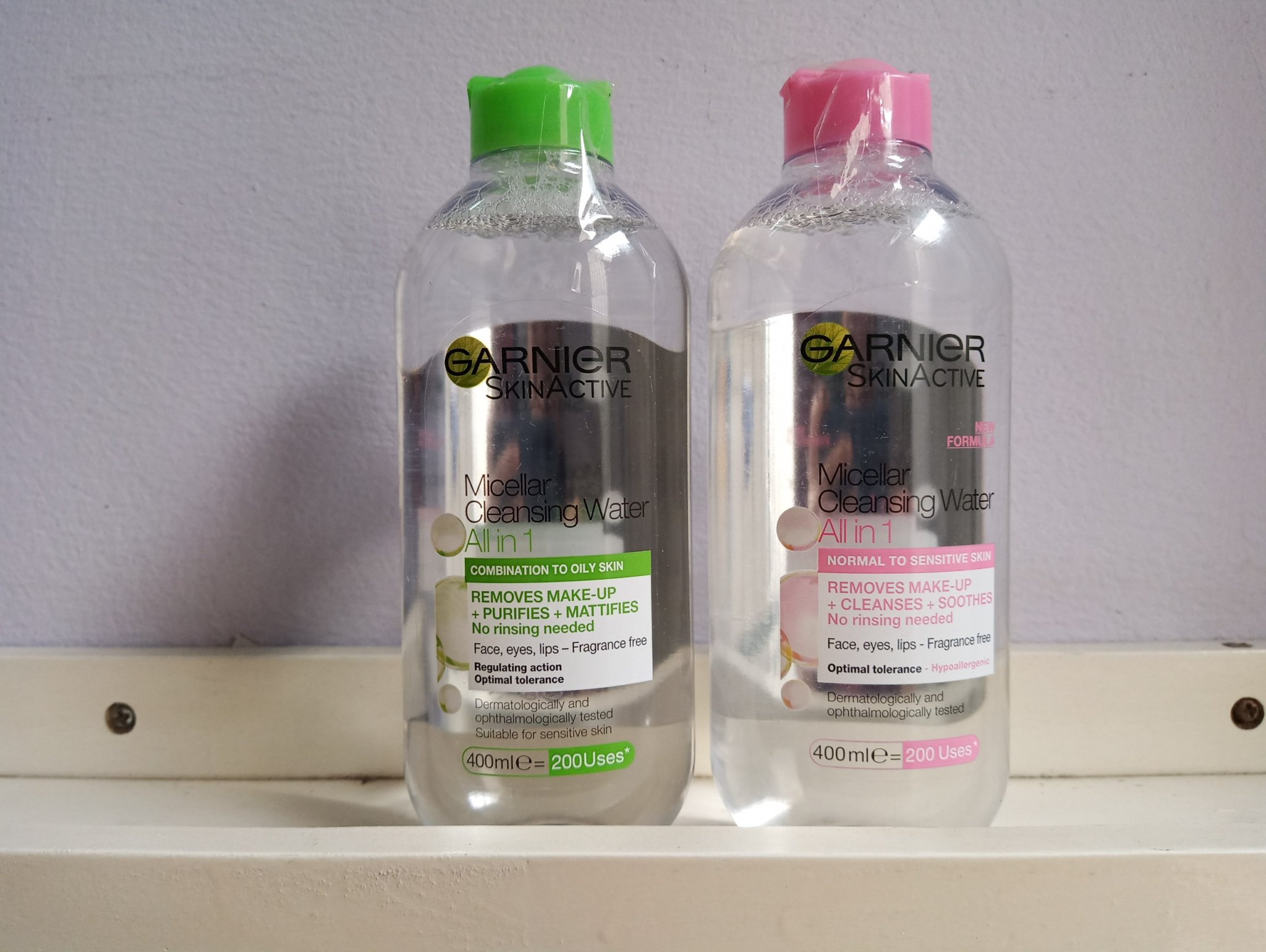 Nước tẩy trang Garnier SkinActive Micellar Cleansing Water 400ml