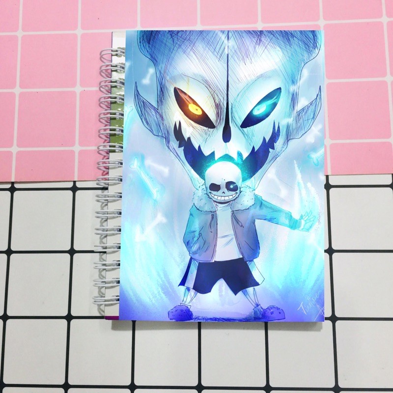 sổ tay in hình sans undertale 200 trang