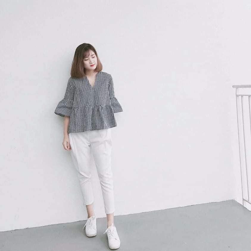 áo kiểu nữ -áo babydoll-tay lỡ