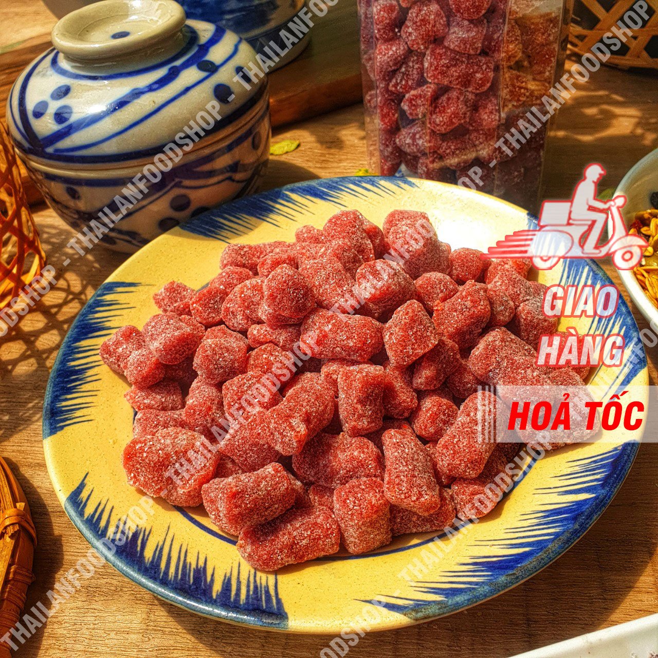 Kẹo Dâu Tây Đặc Sản Đà Lạt - Lon 200gr