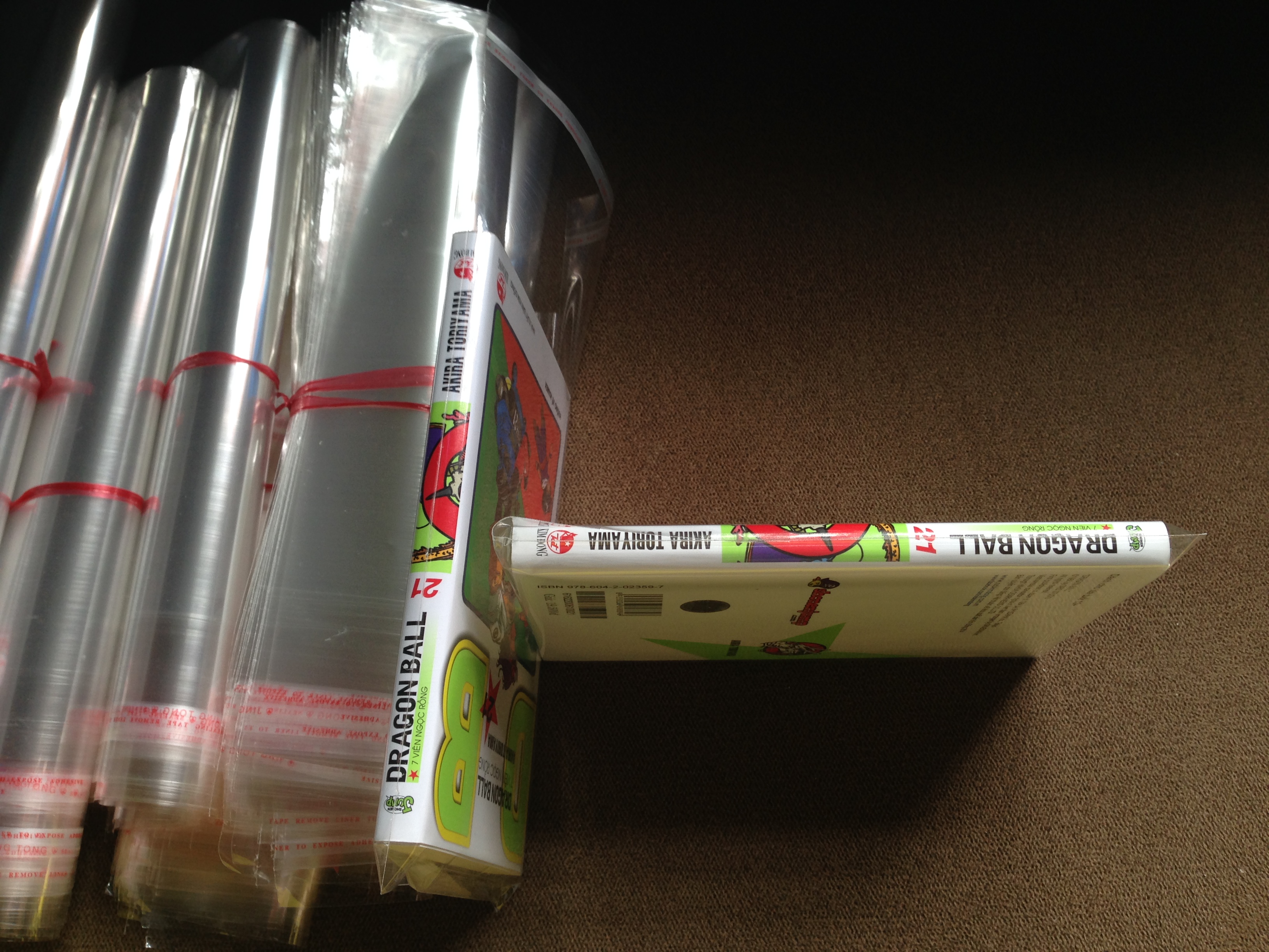 50 bọc túi bọc 1 quyển truyện tranh cỡ 11,3 x 17,6 - Bọc 1