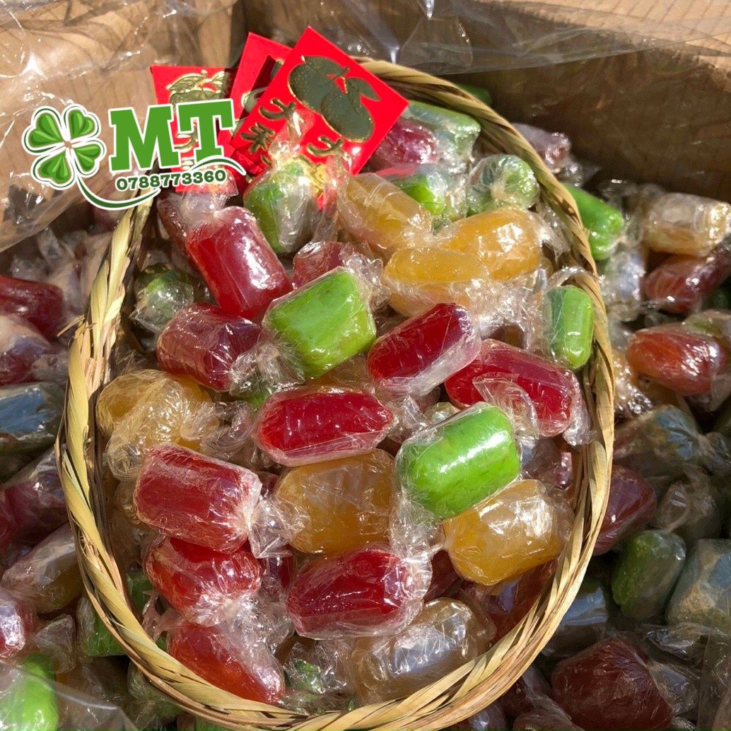 Kẹo dẻo trái cây bốn mùa 1kg (Kẹo dẻo handmade)