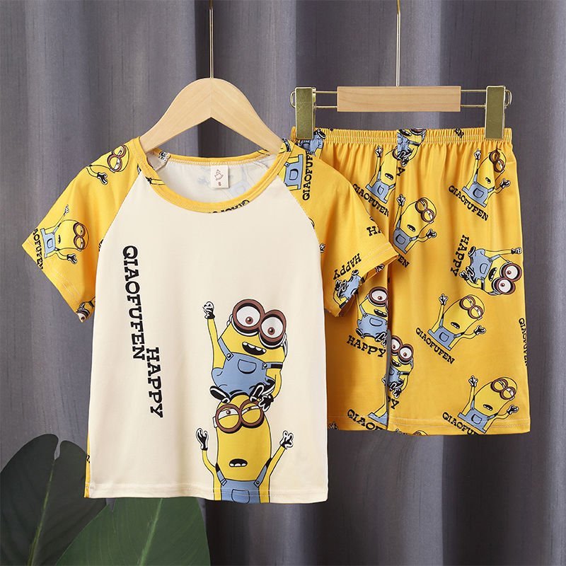 Bộ hình 3d vải thun lạnh mịn mát nhiều mẫu cho bé trai mẫu mới