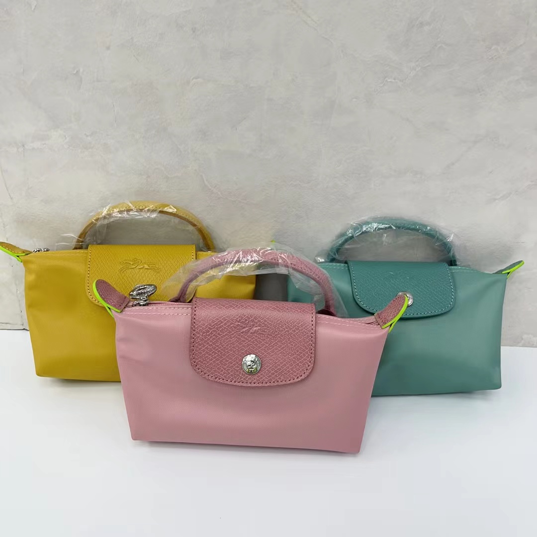 LongChamp original authentic 34175 089 919 series mini jiaozi handbag Does not include paper dust bag