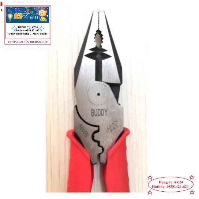 9″ Kìm điện cao cấp 3 trong 1 BUDDY A0105 (dungcu)