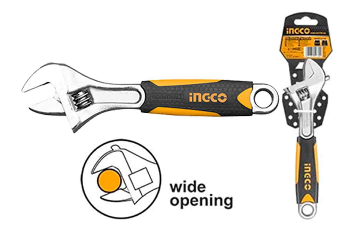 Mỏ lết 10" Thép crv  INGCO HADW131108