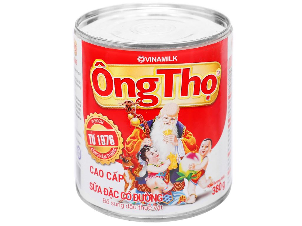 Sữa đặc Ông Thọ hộp tròn 380g