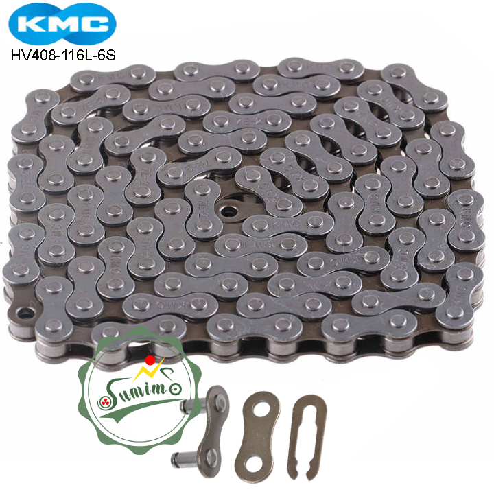 Sên KMC HV408-116L 6 Speed - Chính hãng
