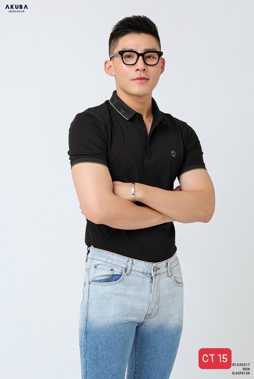 ÁO THUN CẶP ( NAM - NỮ ) CỔ TRỤ THỜI TRANG KHANG SHOP19 MS116