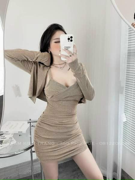 SÉT THUN GÂN KÈM ÁO KHOÁC XINH XẮN
