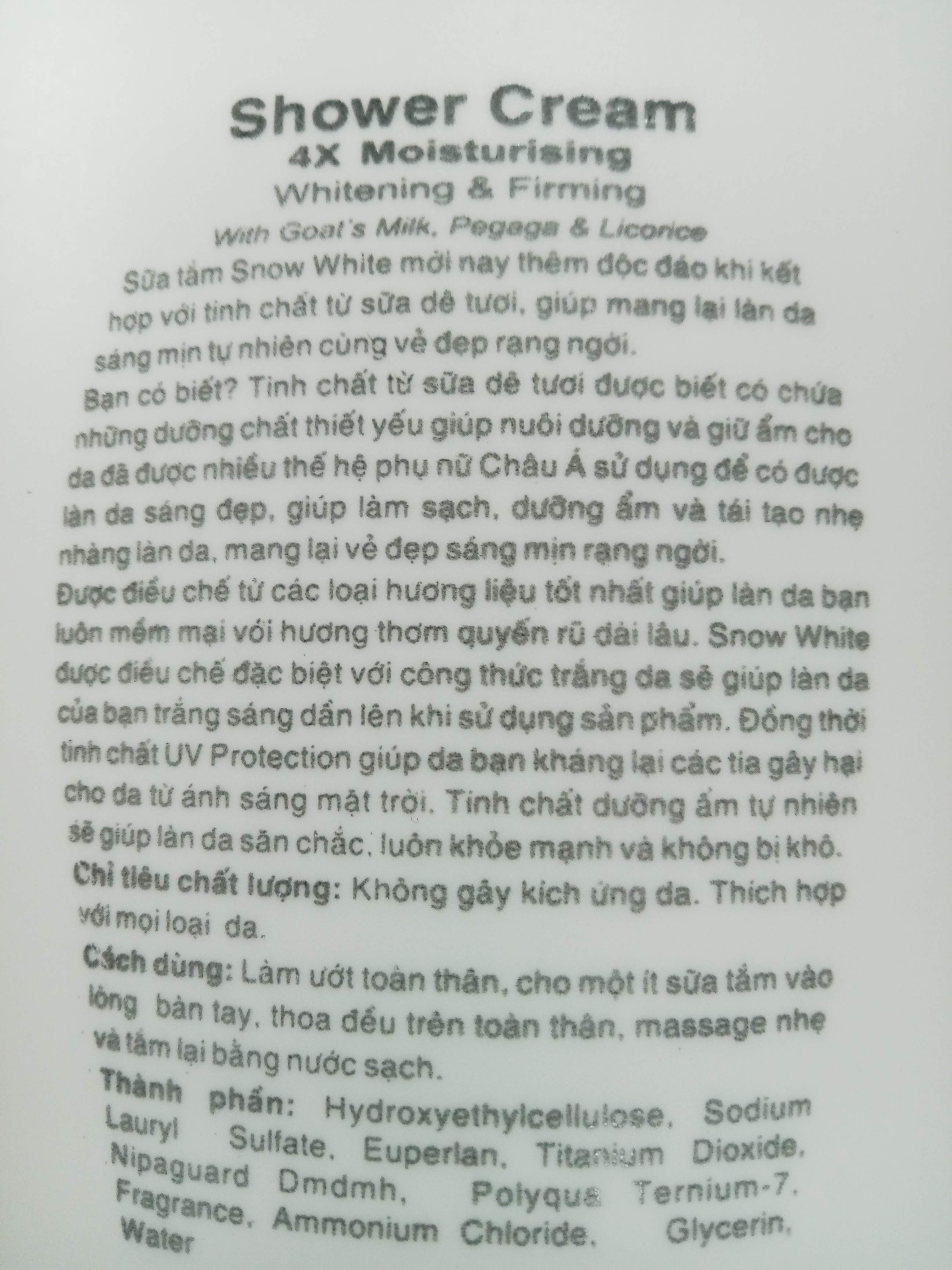 sữa tắm care 4x