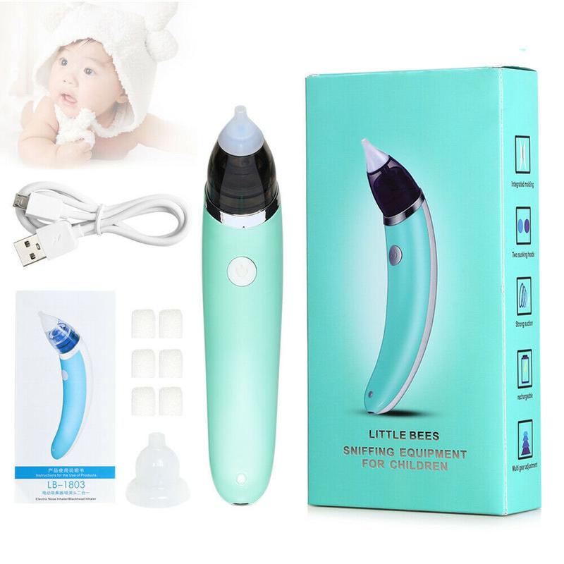 Máy hút mũi cho bé sơ sinh Dụng Cụ Vệ Sinh Mũi Cho Bé Little Bee Tặng thêmđầu hút Silicon Lực hút mạnh mẽ không gây đau không làm bé khóc an toàn cho bé yêu