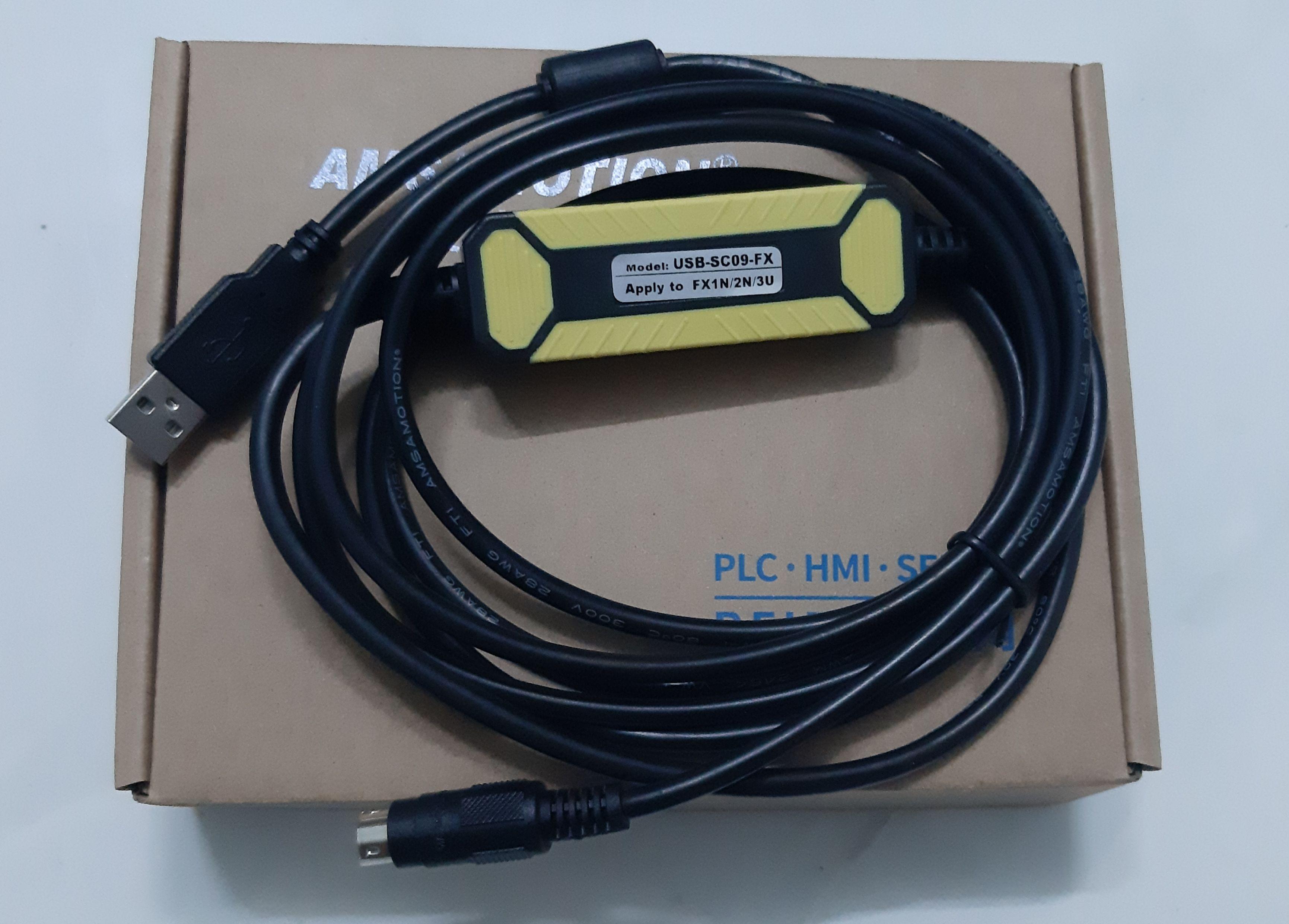 cáp lập trình USB-SC09-FX cho plc mitsubishi fx