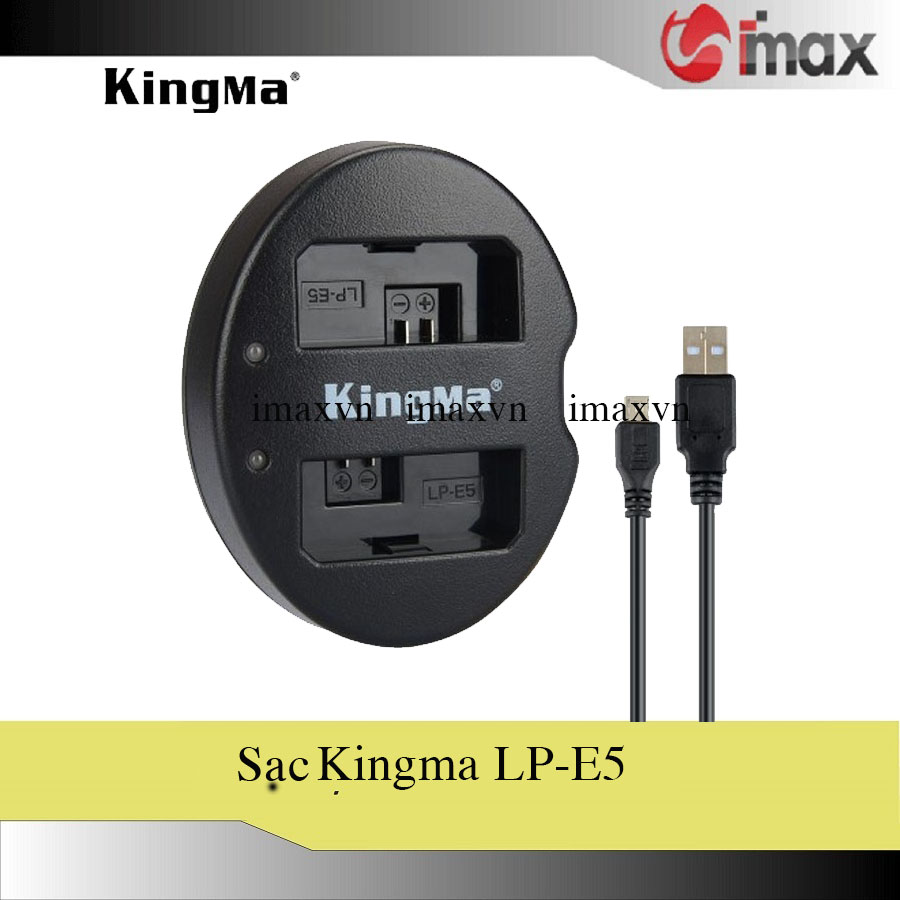 Sạc máy ảnh kingma lp-e5