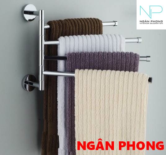 [HCM]THANH TREO KHẮN INOX 201- 4 THANH
