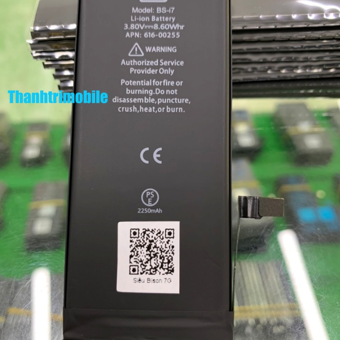 Pin Bison 7 dung lượng cao 2250mAh