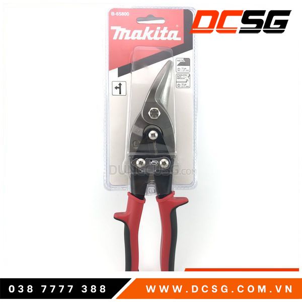 Kéo cắt tôn 18/23 Ga Makita B-65800 (mũi cong phải)