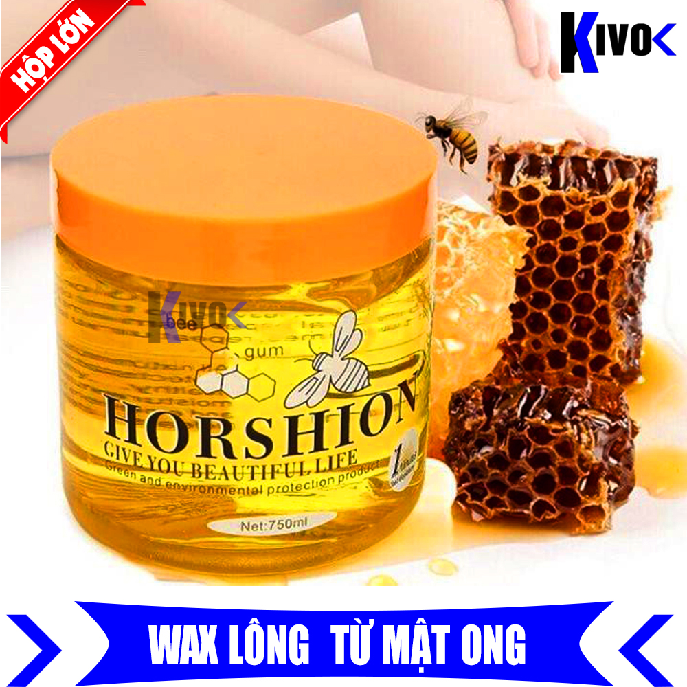 Gel Wax Lông Horshion Mật Ong HỘP LỚN 750ml - Keo Tẩy Lông Nách