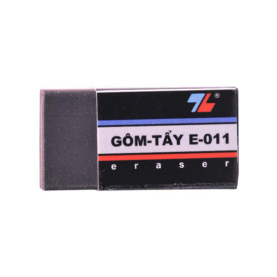 Gôm- Tẩy  Đen E-011 - Combo 6 cục