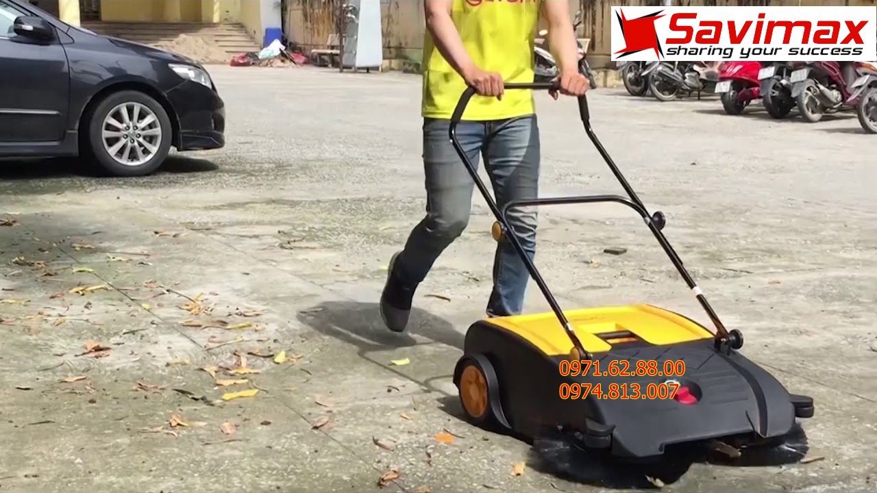 Xe quét rác đẩy tay clepro cw-800/02