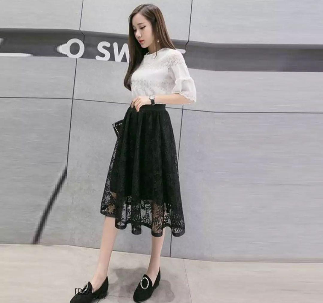 [HCM]chân váy ren ngắn cao cấp