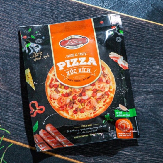 Pizza xúc xích 180gr
