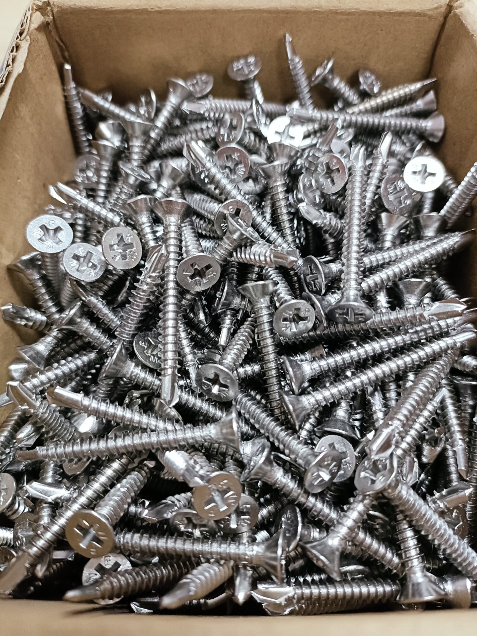 Vít đầu bằng tự khoan inox 401