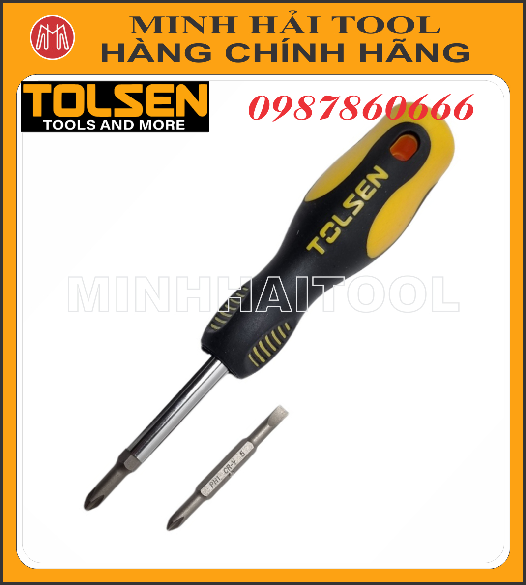 Bộ tô vít 4 in 1 tolsen 20043