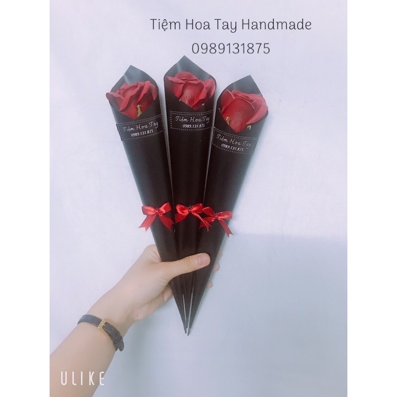Combo 20 hoa sáp thơm hình ốc quế