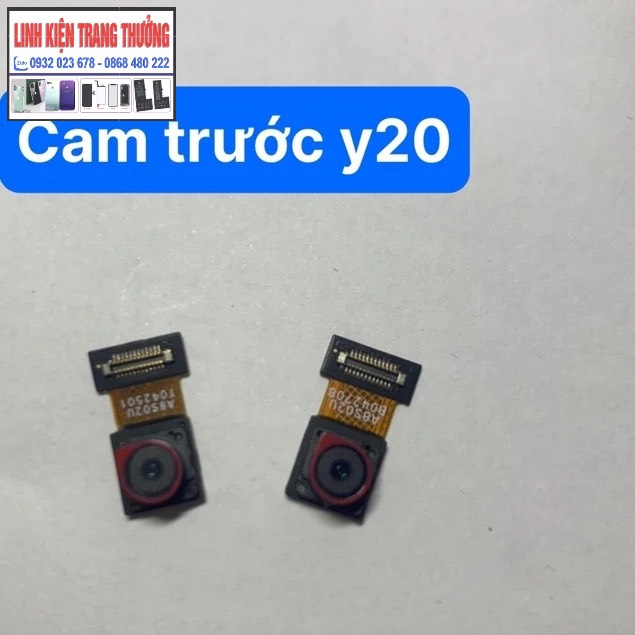 Cụm camera trước /cam sau điện thoại vivo y20/y20s/y20i/y12s dùng chung