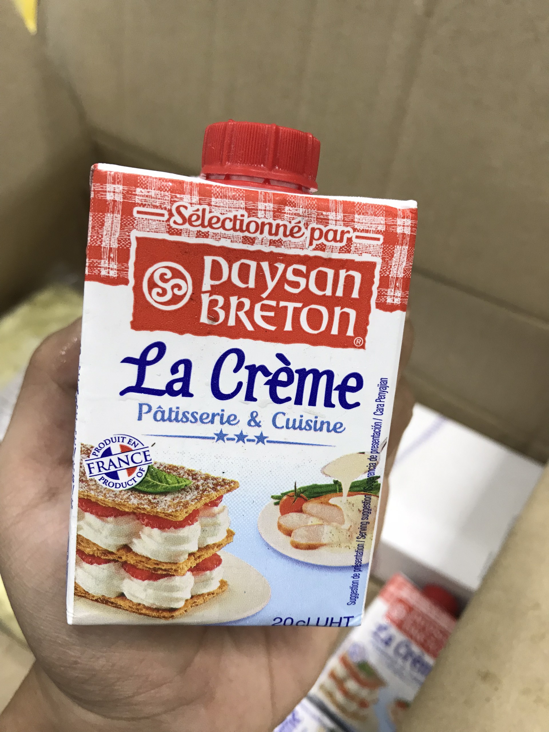 Kem whipping Paysan Breton 200ml