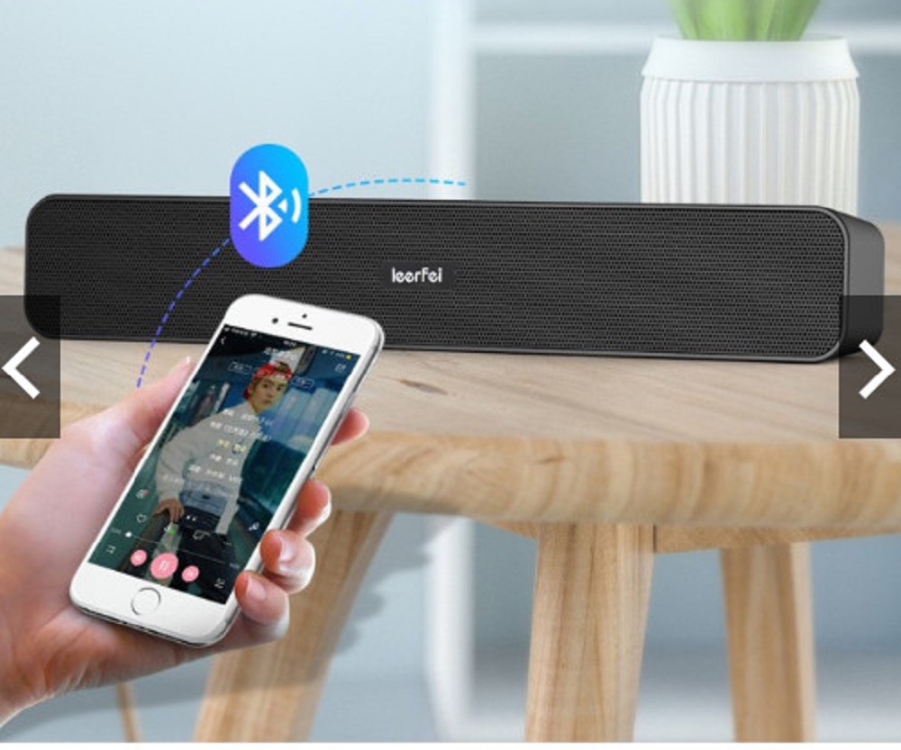 Loa bluetooth 5.0 E91D loa thanh dài siêu trầm soundbar tivi vi tính cao cấp