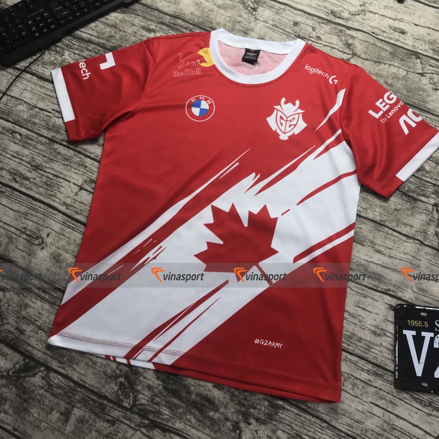 Áo thun game thi đấu Esports G2 Canada 2021