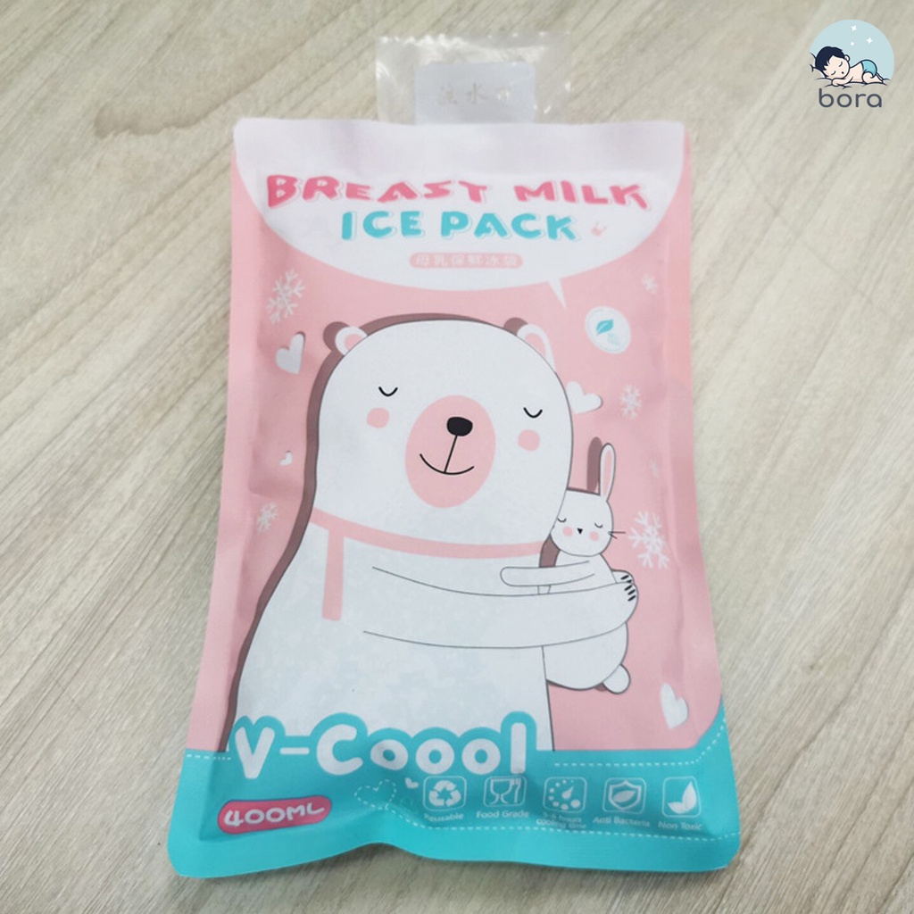 Túi đá khô giữ lạnh sữa V-coool 400ml
