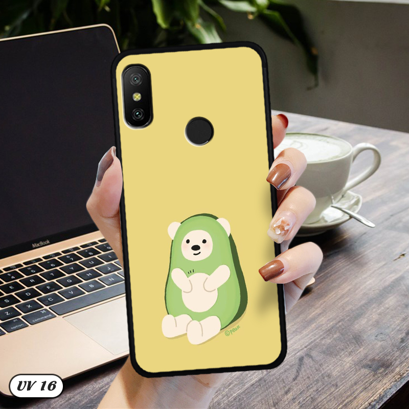 Ốp Xiaomi Mi A2 LITE lưng nhám -ngộ nghĩnh
