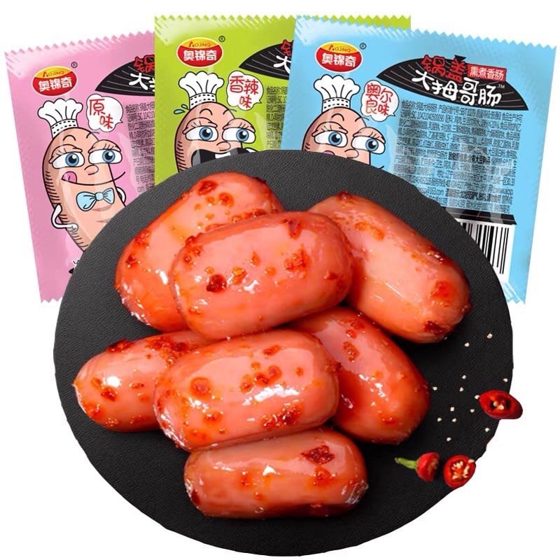 ( Tiệm ăn vặt MonTy) Combo 500g Xúc xích bi mini siêu ngon