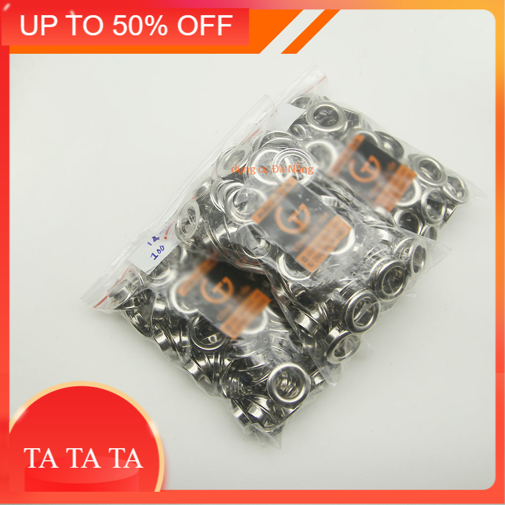 Khoen ore 14mm túi 100 cặp chuyên bấm bạt