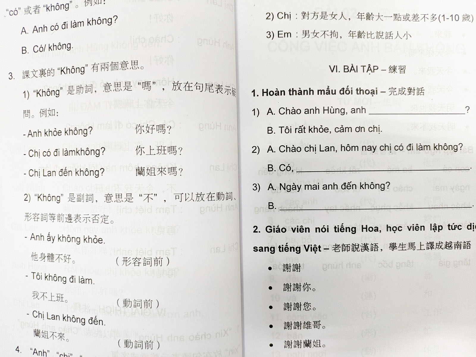 Sách - Tiếng Việt Cho Người Hoa Tập 1