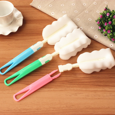 Que rửa cốc cây cọ rửa ly cốc bọt biển tiện dụng đa năng