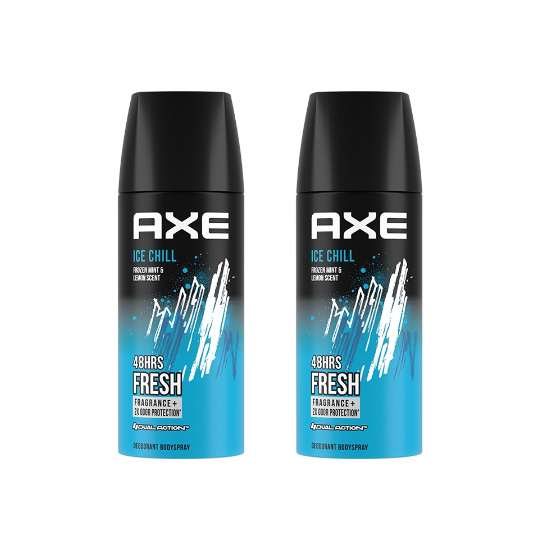 Combo 2 Xịt khử mùi hương nước hoa AXE Ice Chill 50ml