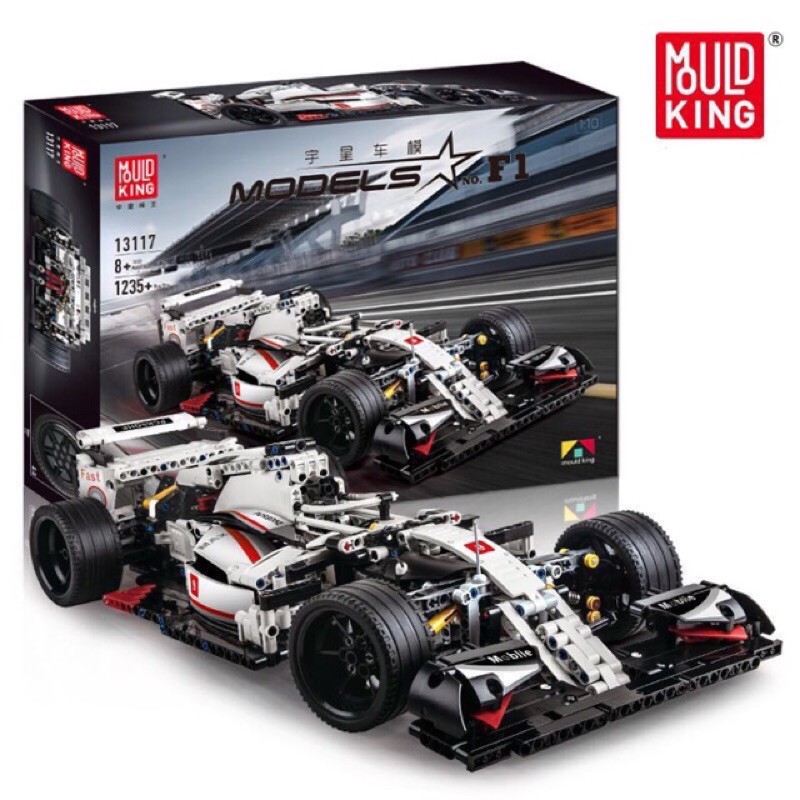 Lắp Ráp Technic - Mouldd King 13117 ( Xếp Hình siêu xe Ferrari F1 1235 mảnh )