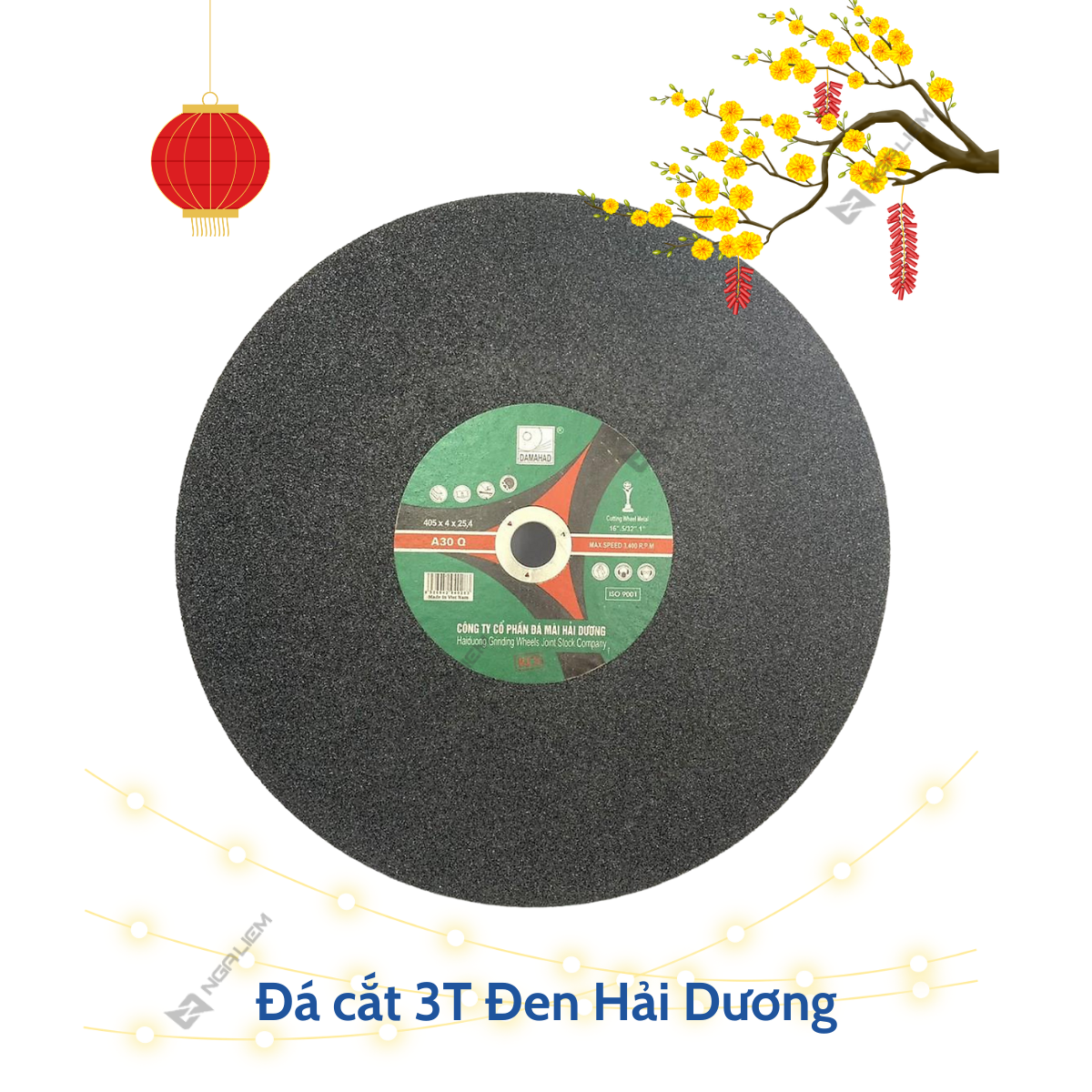 Đá cắt sắt inox đen loại 1 hải dương