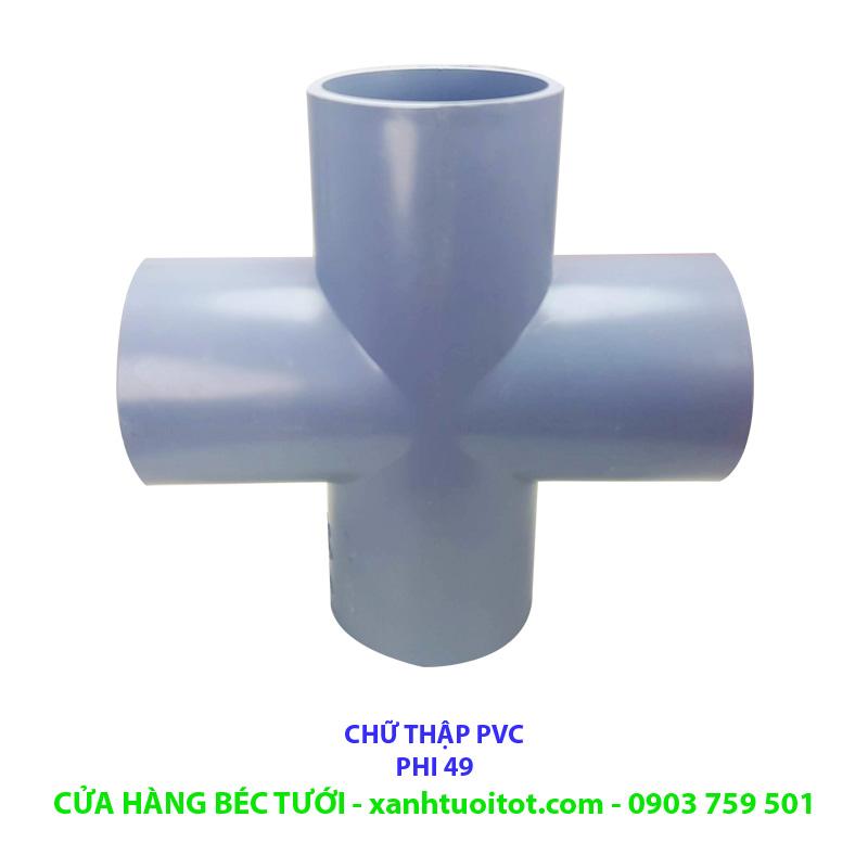 [HCM]Bộ 5 CHỮ THẬP NHỰA PVC PHI 49