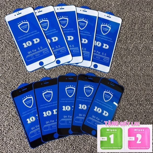 Cường lực iphone full màn 10d - cường lực ip